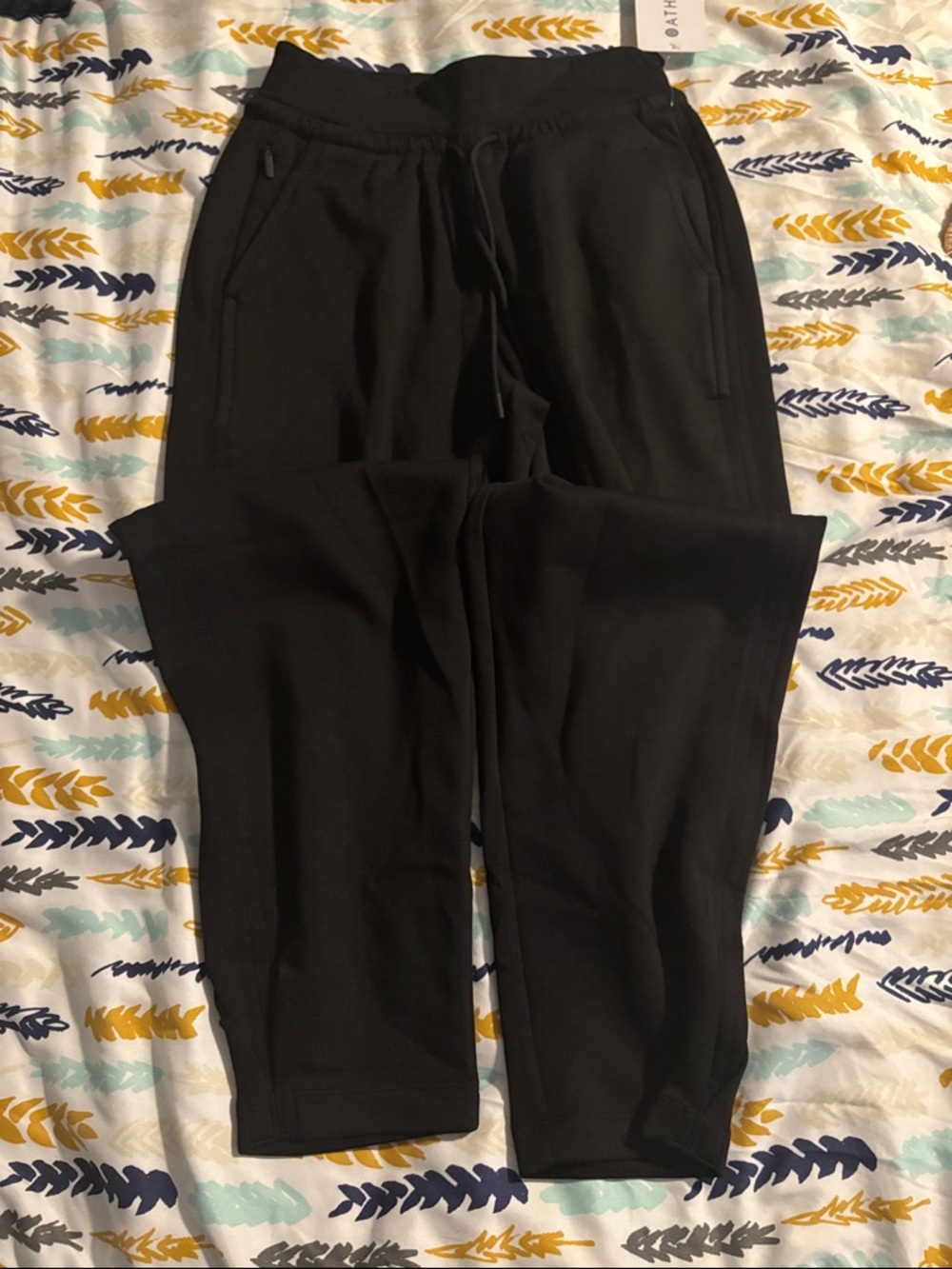 Athleta Black Track Pants Joggers